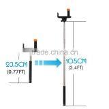 2-In-1 Self-portrait Monopod Extendable Selfie Stick With Built-in Bluetooth Remote Shutter With Adjustable Grip Holder thumbnail-6