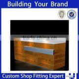 Manufacture Cashier Counter Display for Flagship Store With Led Lighting