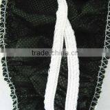Black Disposable Sexy G-string With White Elastic thumbnail-6
