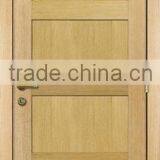 Unfinished Interior Room Modern Design Oak Veneered Wood Panel Door Design thumbnail-1