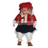 Curly Hair Baby Girl Dancing Happy Electrical Doll thumbnail-2