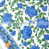 RTHCFC -24 Beautiful 100% Export Quality Fabric Wooden Block Printed Cotton Traditional Manufacturer Suppliers