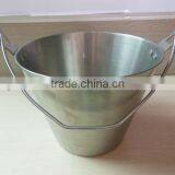 Large Capacity Stainless Steel Ice Bucket, Metal Wine Bucket