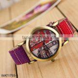 New Handmade Dial Denim Strap Wrist Watch thumbnail-6