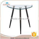 2016 Fancy and Comfortable Design Modern Wood Legs Dining Table Chairs thumbnail-2