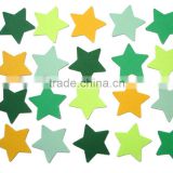Colorful stars shaped paper confetti for baby shower
