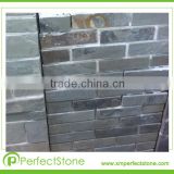 green slate slabs blocks slabs tiles fow wall covering