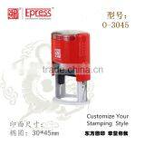 Self Inking Stamps (Oval Size:30x45mm, Red BODY) thumbnail-2