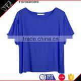 Manufacturer China Women's Clothing Cotton Loose Bluk t- Shirt /loose Shirt Women Cheap Price thumbnail-1