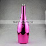 Excellent Quality Cheap Fancy Champagne Bottles Electroplate Bottles 750ml Golden Bottles thumbnail-3