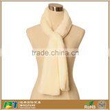 Women's Solid Color Faux Mink Fur Scarf Neck Wrap