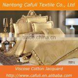 Viscose Cotton Jacquard Fabric 173*85,173*120 for Bed Sheet thumbnail-1