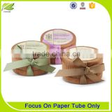 Alibaba custom paper round box with bow