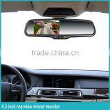 Multifunctional car rearview mirror auto dimming bluetooth TFT LCD 4.3 inch car rear view mirror monitor