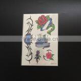 WMC-010 Wild Flower Design Temporary Transfer Tattoo thumbnail-1