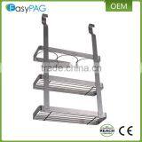 ESYLIFE Stainless Steel Hanging Kitchen Spice Rack, Silver (3 Tier) thumbnail-3