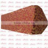 Polyester Jacquard Shining Satin Table Runner, Wedding Banquet Table Runner thumbnail-4