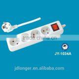 4 WAY WITH SWITCH SOCKET