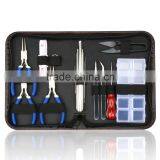 14 Pcs Jewellery Making Beading Mini Pliers Tools Kit Set Flat Long Round Nose thumbnail-2