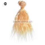 Yellow Short Wavy Hair Extension Hairpiece for Blythe Dolls thumbnail-2