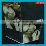 Transparent Acrylic Tabletop Menu Display for Stand