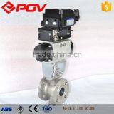 Flanged V Type Pneumatic Ball Valve DN200 China Manufacturer thumbnail-3