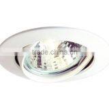 Adjustable Tilt 30 Deg Low Voltage Halogen or Led Recessed MR16 Downlight HL267