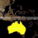 High Quality Scratch Off World Map With Customized Design thumbnail-2