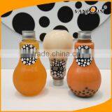 300ML 400ML 500ML 700ML Candy Jar Plastic Light Bulb Bottle With Custom Hangtag thumbnail-4
