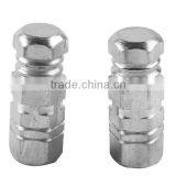 Aluminum 2X/a Set Silver Motorcycle Wheel Tire Valve Stem Caps Universal 27*8new thumbnail-1