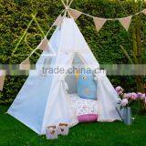 Promotional Single Pole Vintage Cream Lace Children Kids Play Tent thumbnail-1