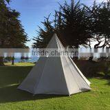 Luxury Canvas Camping Tent 5 Person Camping Teepee Tent thumbnail-6