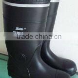 Steel Toe Pvc Safety Boots With Reflective Band