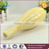 Yellow Embossed Stoneware Table Flower Vase YSv0042-01 thumbnail-3