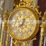 Rare Antique French Gold Gilt Ormolu Ornate Mantel Pendulum Table Clock thumbnail-4