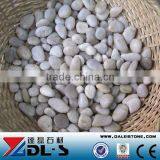 Natural White Cobble Pebble Stone Polished A Grade Outside Garden Pavingstone, Landscape Paving thumbnail-2