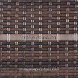 Outdoor Patio Furniture All-Weather Brown Wicker Swivel Bar Stool With Cushion thumbnail-5