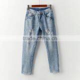 2017 New Arrival Ladies' Hola Denim Pants Skinny Cropped Jeans thumbnail-1