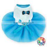Bulk Cute Pet Lady Dog Clothes Safety Turquoise Chiffon Dress for Pet Dogs thumbnail-4