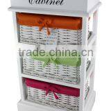 Wooden Storage Chest With 3 Drawers thumbnail-1