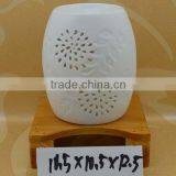 Ceramic Aroma Oil Burner With Tealight Candle Factory Supply thumbnail-1