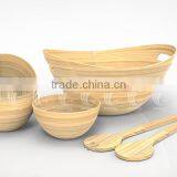 Hot Trend for Salad Bowls, Clear Bamboo Salad Bowl thumbnail-4
