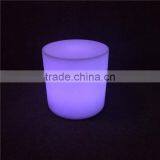 Fancy Hot Sale RGB Lighted Up LED Funny Round Bar Stool for Tables for Decoration for Sale thumbnail-5