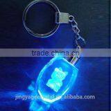 2016 Innovative Pink Crystal LED Keychain