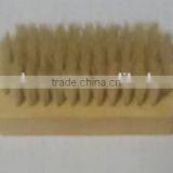 Nail brush wooden loose single nail brush with soft & firm bristles