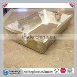 SHABBY CHIC RUSTIC WHITEWASH WOODEN SERVING KITCHEN TRAY WITH HEART DESIGN thumbnail-1