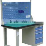Metal Industrial Workbench With Drawer thumbnail-5