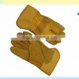 10.5" Length Working Gloves Pig Split Leather Work Gloves
