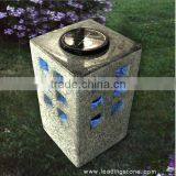 Lantern Sculpture Granite Stone/Outdoor Stone Japanese Garden Lantern thumbnail-3