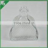 Engraved Triangle Yurt Glass Bottle for 80ml Reed Diffuser Oil